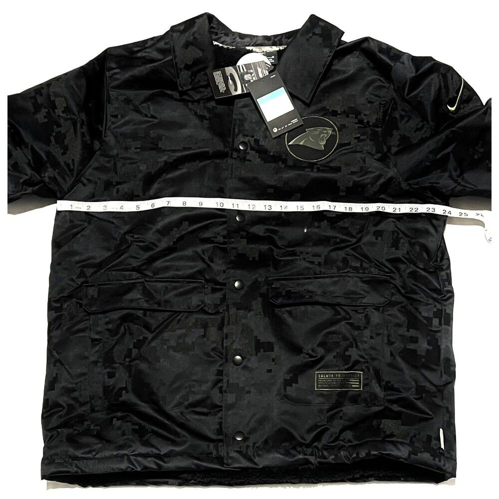 Nike Carolina Panthers XL Salute To Service Jacket NKDR-00A Sherpa-lined - Picture 8 of 16